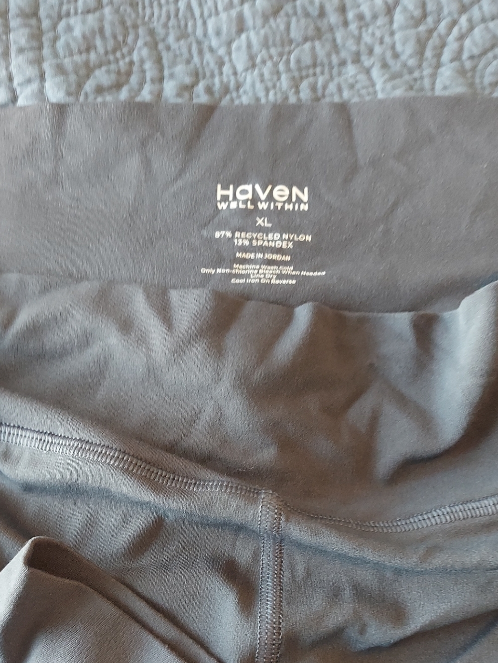 Haven Well Within XL Blue/gray Ankle Cuff Leggings